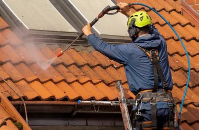 Démoussage et hydrofuge de toiture à Esbarres